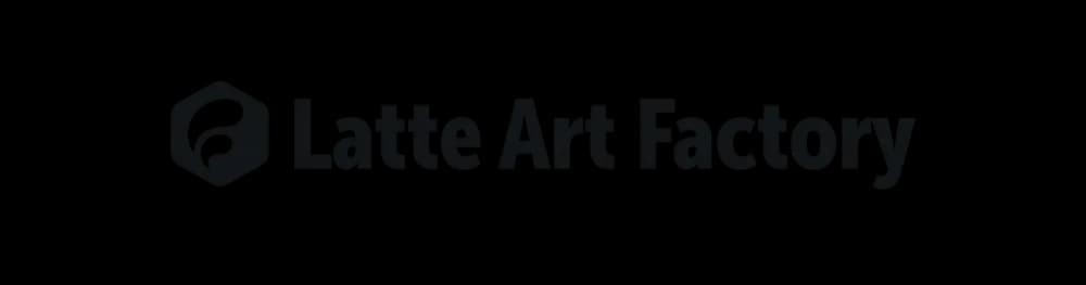 Logotipo de Latte Art Factory, empresa de tecnología para texturización de leche.