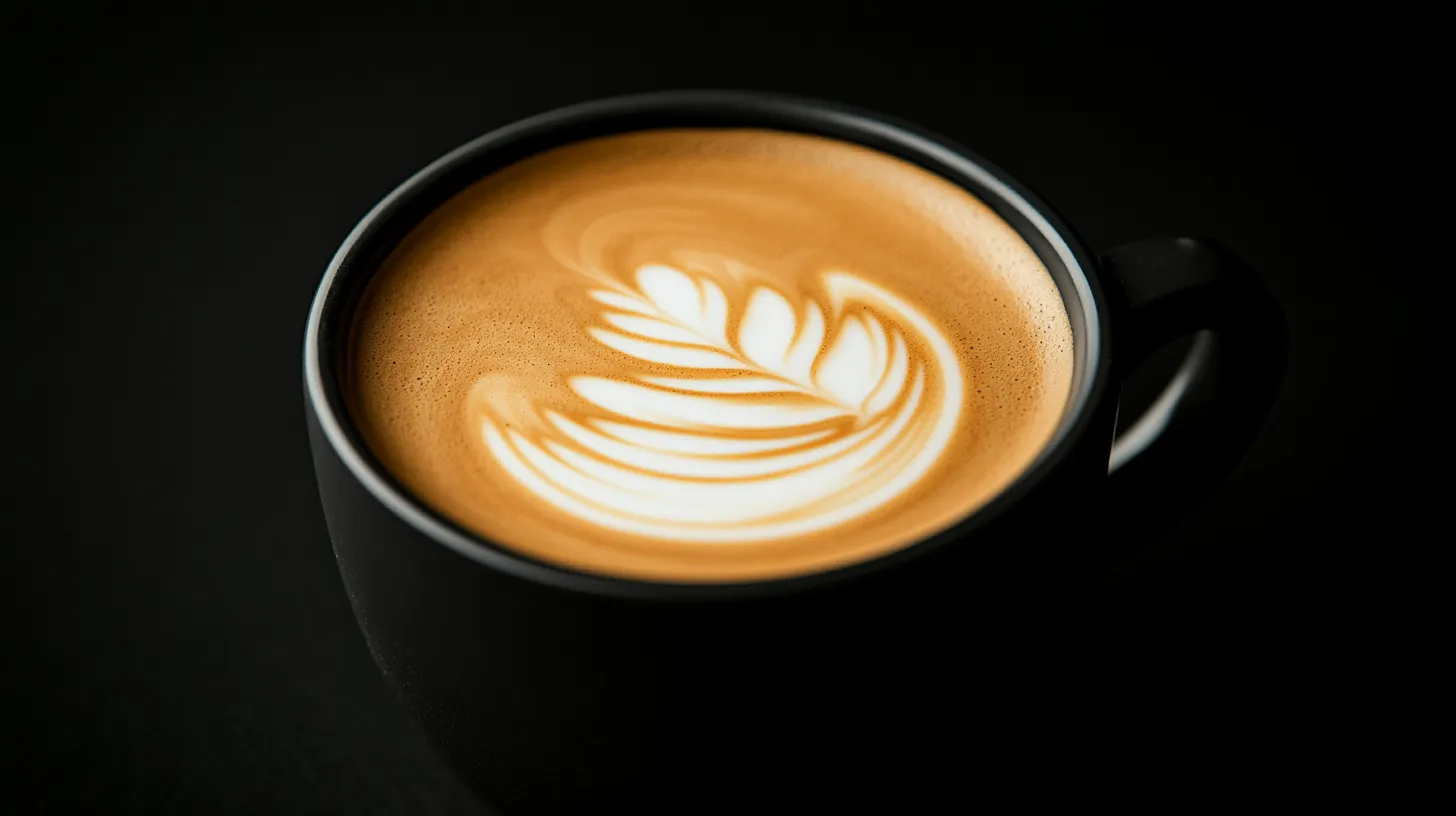 Práctica de práctica de arte latte en curso de arte latte